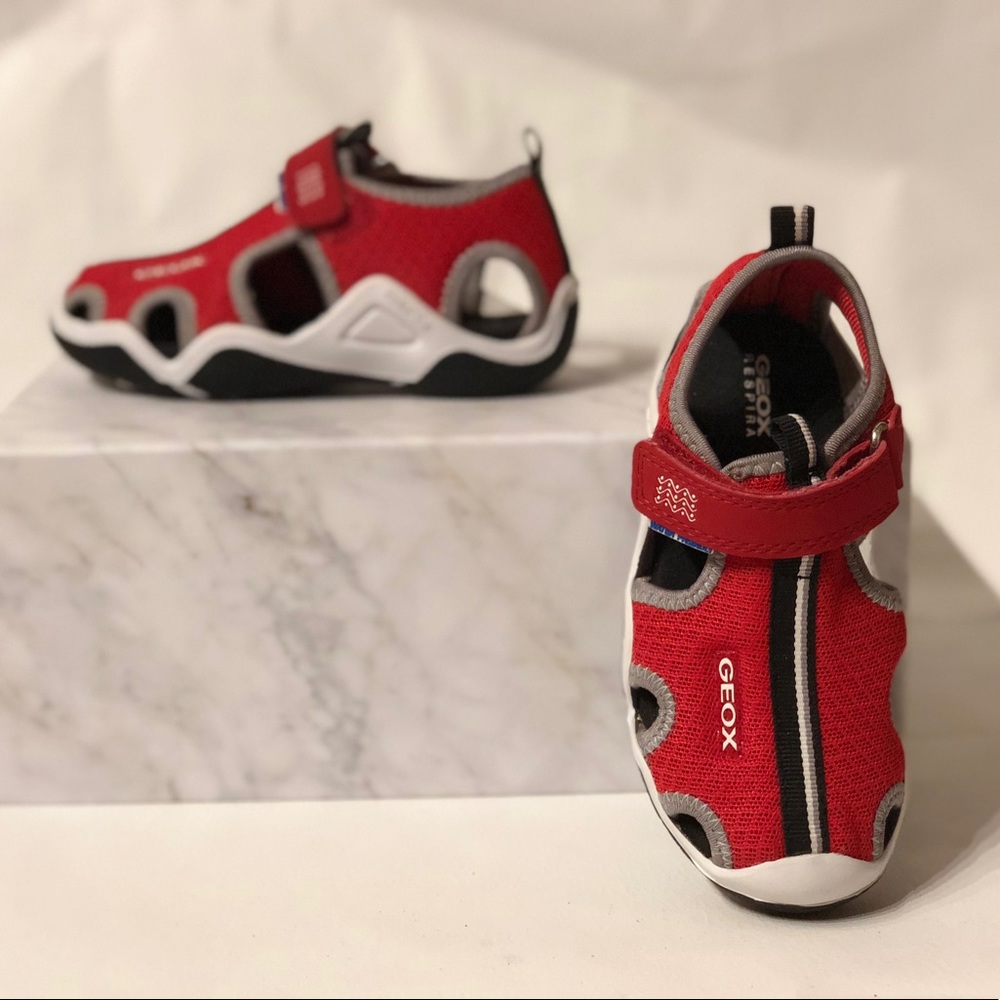 Geox Wader C Boys Sandals Blue Royal Shoes